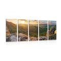5-PIECE CANVAS PRINT VRŠATSKÉ BRADLÁ IN SLOVAKIA - PICTURES OF NATURE AND LANDSCAPE - PICTURES