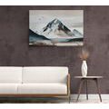 CANVAS PRINT PICTURESQUE MOUNTAINS IN SCANDINAVIAN STYLE - PICTURES MOUNTAINS - PICTURES