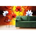 SELF ADHESIVE WALLPAPER FLOWERS IN ETHNO STYLE - SELF-ADHESIVE WALLPAPERS - WALLPAPERS