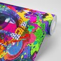 WALLPAPER HUMAN EYE IN POP-ART STYLE - ABSTRACT WALLPAPERS - WALLPAPERS