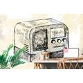 SELF ADHESIVE WALLPAPER RETRO RADIO - SELF-ADHESIVE WALLPAPERS - WALLPAPERS