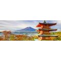 CANVAS PRINT CHUREITO PAGODA MONUMENT - PICTURES OF NATURE AND LANDSCAPE - PICTURES