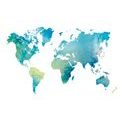 WALLPAPER WORLD MAP IN WATERCOLOR DESIGN - WALLPAPERS MAPS - WALLPAPERS