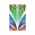 POSTER COLORED GLASS ABSTRACTION - ABSTRACT AND PATTERNED - POSTERS