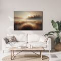 OBRAZ MLHAVÉ RÁNO - OBRAZY VÝCHOD A ZÁPAD SLUNCE - OBRAZY