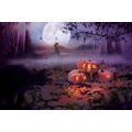 SELF ADHESIVE WALLPAPER PUMPKINS IN THE MYSTERIOUS FOREST - SELF-ADHESIVE WALLPAPERS - WALLPAPERS