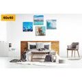 CANVAS PRINT SET SEASIDE LANDSCAPE - SET OF PICTURES - PICTURES