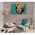 CANVAS PRINT ICONIC MARILYN MONROE IN POP ART DESIGN - POP ART PICTURES - PICTURES