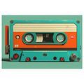 SLIKA RETRO KAZETA ZA MAGNETOFON - GLAZBENE SLIKE - SLIKE