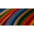 STAMPA SU TELA – DETTAGLIO DI MATERIALE COLORATO - QUADRI ASTRATTO - STAMPE E QUADRI