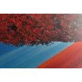 CANVAS PRINT BEAUTIFUL HEART-SHAPED TREE - PICTURES LOVE - PICTURES