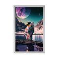 PLAKAT ASTRONAUT NA POVRŠINI NEPOZNATOG PLANETA - ASTRONAUTI - PLAKATI