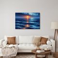 OBRAZ ZÁPAD SLUNCE NAD OCEÁNEM - OBRAZY VÝCHOD A ZÁPAD SLUNCE - OBRAZY