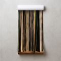 TAPETE VINYLPLATTEN IM RETRO-STIL - MUSIK FOTOTAPETEN - TAPETEN