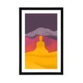 POSTER CU PASSEPARTOUT ECHILIBRUL LUI BUDDHA - MOTIVE DIN ATELIERUL NOSTRU - POSTERE