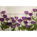 PAPIER PEINT AUTOCOLLANT BELLES FLEURS VIOLETTES - PAPIERS PEINTS AUTOCOLLANTS - PAPIER PEINT