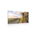 CANVAS PRINT VIEW OF THE RIVER AND FOREST - PICTURES OF NATURE AND LANDSCAPE - PICTURES