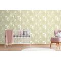 SELF ADHESIVE WALLPAPER MAGICAL LEAVES IN GREEN DESIGN - SELF-ADHESIVE WALLPAPERS - WALLPAPERS