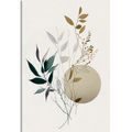 CANVAS PRINT PLANTS IN BOHO STYLE - PICTURES OF TREES AND LEAVES - PICTURES