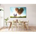 CANVAS PRINT WITH A FAMILY TOUCH - PICTURES LOVE - PICTURES