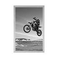 POSTER FOR BIKERS IN BLACK AND WHITE - BLACK AND WHITE - POSTERS