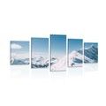 5 PART PICTURE OF A SNOWY MOUNTAIN RANGE - PICTURES OF NATURE AND LANDSCAPE{% if kategorie.adresa_nazvy[0] != zbozi.kategorie.nazev %} - PICTURES{% endif %}