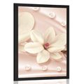 PLAKAT LUKSUSOWA MAGNOLIA - KWIATY - PLAKATY