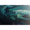 CANVAS PRINT SURREALISTIC SEAHORSE - PICTURES UNDERWATER WORLD - PICTURES