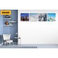 CANVAS PRINT SET VIEW OF SKYSCRAPERS IN NEW YORK CITY - SET OF PICTURES - PICTURES