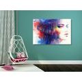 CANVAS PRINT CAPTIVATING FEMALE BEAUTY - PICTURES OF PEOPLE - PICTURES