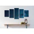 5-PIECE CANVAS PRINT MILKY WAY AMONG THE STARSARS - PICTURES OF SPACE AND STARS - PICTURES