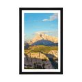 AFFICHE AVEC MONTURE BELLE VUE DEPUIS LES MONTAGNES - NATURE - AFFICHES