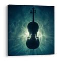 WANDBILD MUSIKALISCHE MAGIE IM RAUM - MUSIKBILDER - BILDER