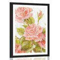 POSTER – BOUQUET VINTAGE DI ROSE - FIORI - POSTER