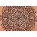 PAPIER PEINT AUTOCOLLANT MANDALA AVEC UN MOTIF FOLKLORIQUE ABSTRAIT - PAPIERS PEINTS AUTOCOLLANTS - PAPIER PEINT