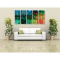 5-PIECE CANVAS PRINT MODERN FINE ART - ABSTRACT PICTURES{% if product.category.pathNames[0] != product.category.name %} - PICTURES{% endif %}
