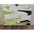 CANVAS PRINT ABSTRACT GREEN PATTERN - ABSTRACT PICTURES - PICTURES