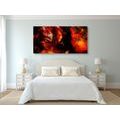 CANVAS PRINT MYSTERIOUS WOLF - PICTURES OF ANIMALS - PICTURES
