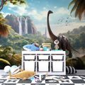 SELF ADHESIVE WALLPAPER UNDISCOVERED LAND OF DINOSAURS - SELF-ADHESIVE WALLPAPERS - WALLPAPERS