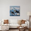 OBRAZ MAJESTÁTNÍ KOSATKY A HORY - OBRAZY MOŘŠTÍ ŽIVOČICHOVÉ - OBRAZY