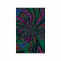 POSTER ABSTRACTION WITH A PREDOMINANT GREEN COLOR - ABSTRACT AND PATTERNED - POSTERS