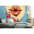 SELF ADHESIVE WALLPAPER SWEET POP ART KISS - SELF-ADHESIVE WALLPAPERS - WALLPAPERS