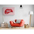 WANDBILD POP-ART-LIPPEN - POP-ART-BILDER - BILDER