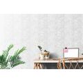 SELF ADHESIVE WALLPAPER ABSTRACT CONES IN GRAY DESIGN - SELF-ADHESIVE WALLPAPERS - WALLPAPERS