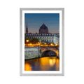 POSTER WITH MOUNT DAZZLING PANORAMA OF PARIS - CITIES - POSTERS