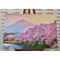 CANVAS PRINT JAPANESE FUJI VOLCANO - PICTURES OF NATURE AND LANDSCAPE - PICTURES