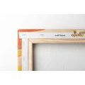 WANDBILD REGENBOGEN PEACH FUZZ - WANDBILDER ABSTRAKTE FORMEN - BILDER