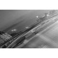CANVAS PRINT A DAZZLING PANORAMA OF PARIS IN BLACK AND WHITE - BLACK AND WHITE PICTURES{% if product.category.pathNames[0] != product.category.name %} - PICTURES{% endif %}