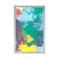 POSTER ABSTRACTION IN PASTEL COLORS - ABSTRACT AND PATTERNED - POSTERS