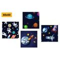 CANVAS PRINT SET MYSTERIOUS UNIVERSE - SET OF PICTURES - PICTURES